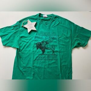 Port and Company “Anchor Bar, Buffalo NY” VintaGreen Graphic Tee, Men’s, Size XL